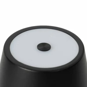 Lindby lampe de table LED rechargeable Janea TWIN, noir, métal^ Lampes Décoratives