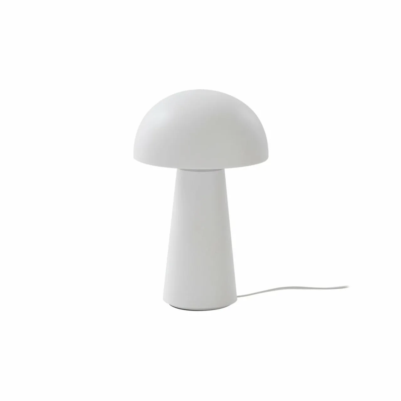 Lindby lampe de table LED rechargeable Zyre, blanc, IP44, variateur tactile^ Lampes Décoratives