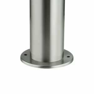 Lindby lampe pour socle Statius, gris, acier inoxydable, capteur, 45 cm^ Potelets Extérieurs Avec Détecteur