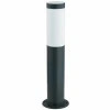 Lindby lampe pour socle Statius, noir, acier inoxydable, 45 cm^ Potelets Extérieurs