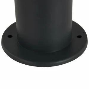 Lindby lampe pour socle Statius, noir, acier inoxydable, 45 cm^ Potelets Extérieurs
