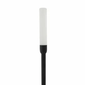 Lindby lampe solaire LED Balian, noir, aluminium, 3.000 K^ Lampes Décoratives