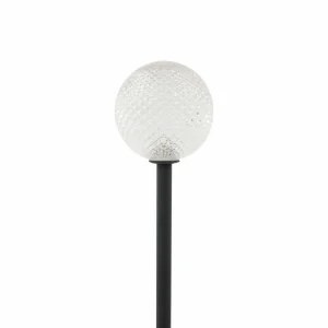 Lindby lampe solaire LED Brindley, set de 3, noir, verre^ Lampes Décoratives