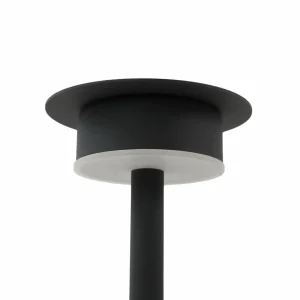 Lindby lampe solaire LED Lyris, noir, aluminium, 3.000 K^ Lampes Décoratives