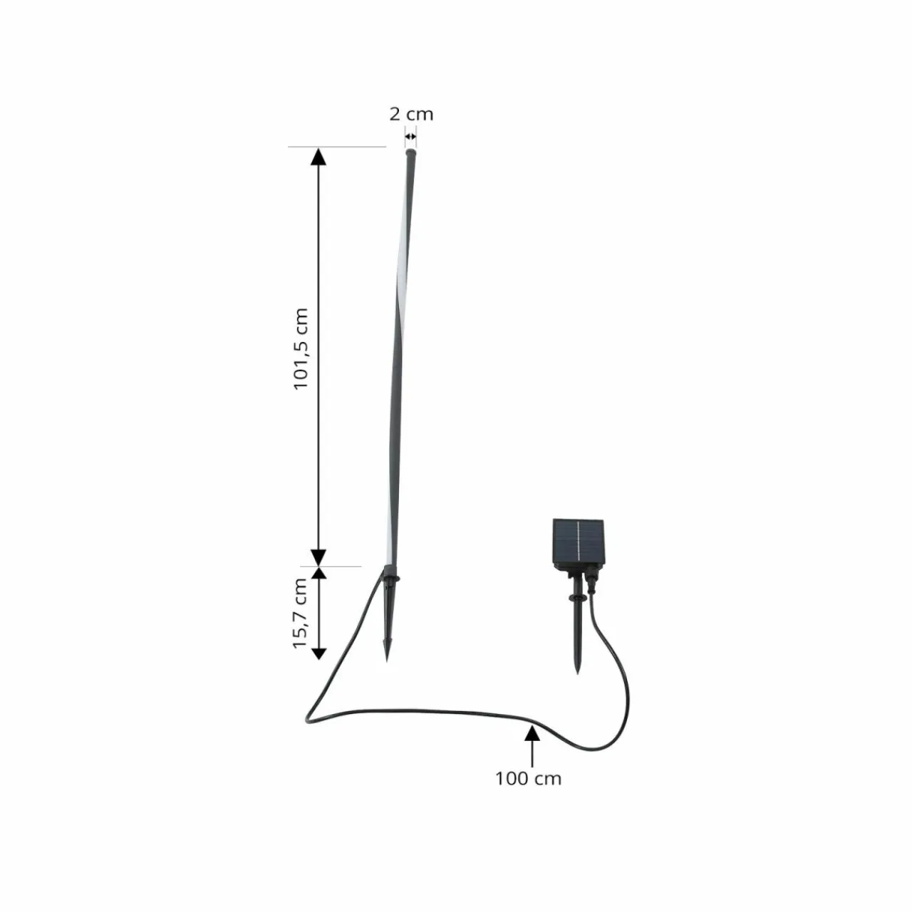 lindby_lampe_solaire_led_sabriel_droite_noir_aluminium_k_1.webp Lindby lampe solaire LED Sabriel, droite, noir, aluminium, 3000K^ Lampes Décoratives