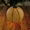 Lindby Lemark lanterne solaire LED sphère piquet^ Lampes Décoratives