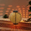 Lindby Lemark lanterne solaire LED sphère portable^ Lampes Décoratives