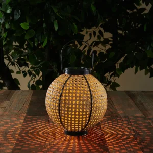 Lindby Lemark lanterne solaire LED sphère portable^ Lampes Décoratives