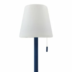 Lindby luminaire LED rechargeable Azalea bleu Alu CCT réglable en hauteur^ Lampes Décoratives