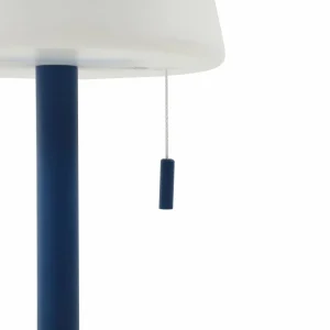 Lindby luminaire LED rechargeable Azalea bleu Alu CCT réglable en hauteur^ Lampes Décoratives