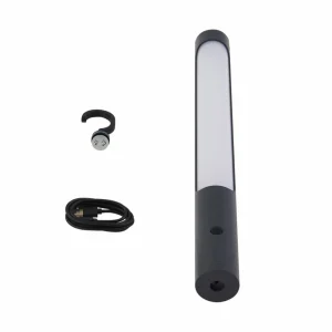 Lindby luminaire LED rechargeable Kompis, gris, intensité variable, IP54^ Luminaires De Terrasse