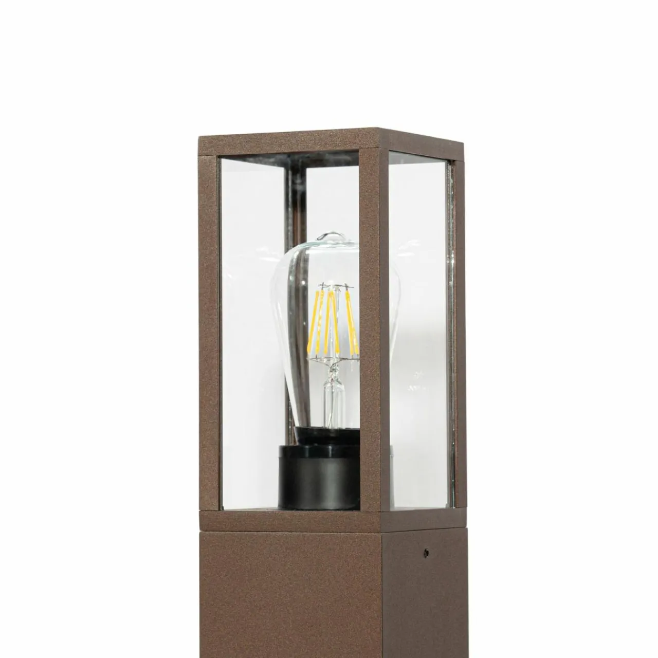 lindby_luminaire_pour_socle_robigus_couleur_rouille_aluminium_3.webp Lindby luminaire pour socle Robigus, couleur rouille, aluminium^ Potelets Extérieurs