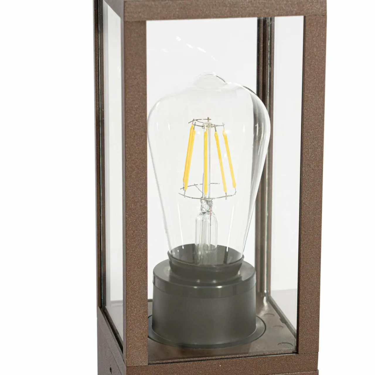 lindby_luminaire_pour_socle_robigus_couleur_rouille_aluminium_6.webp Lindby luminaire pour socle Robigus, couleur rouille, aluminium^ Potelets Extérieurs