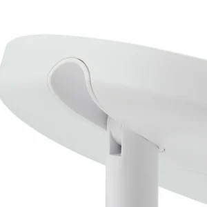 Lindby miroir LED rechargeable Renki, blanc, plastique, intensité variable^ Meubles & Aménagements