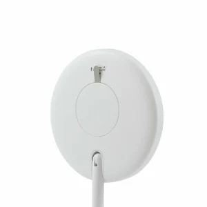 Lindby miroir LED rechargeable Renki, blanc, plastique, intensité variable^ Meubles & Aménagements