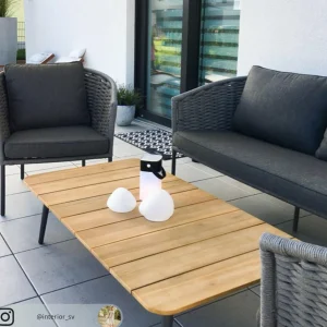 Lindby Pebbla lampes déco solaire LED, lot de 2^ Lampes Décoratives