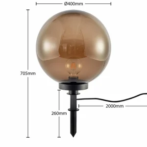 Lindby Samini lampe sphérique décorative, Ø 40 cm^ Lampes Décoratives