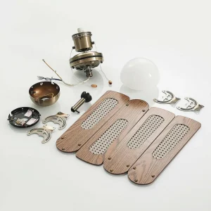 Lindby Ventilateur de plafond avec lumière Rakan, silencieux, Ø 106 cm^ Ventilateurs