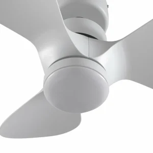 Lindby Ventilateur de plafond LED Enon, blanc, moteur DC, silencieux^ Ventilateurs