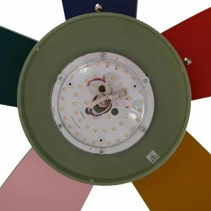 Lindby Ventilateur de plafond LED Jonte, bois, DC, silencieux, Ø 106 cm^ Ventilateurs