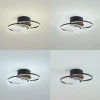 Lindby Ventilateur de plafond LED Lomana, noir, silencieux, CCT^ Ventilateurs