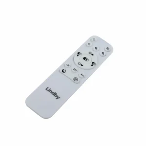 Lindby Ventilateur de plafond LED Mace, noir, silencieux, Ø 47 cm^ Ventilateurs