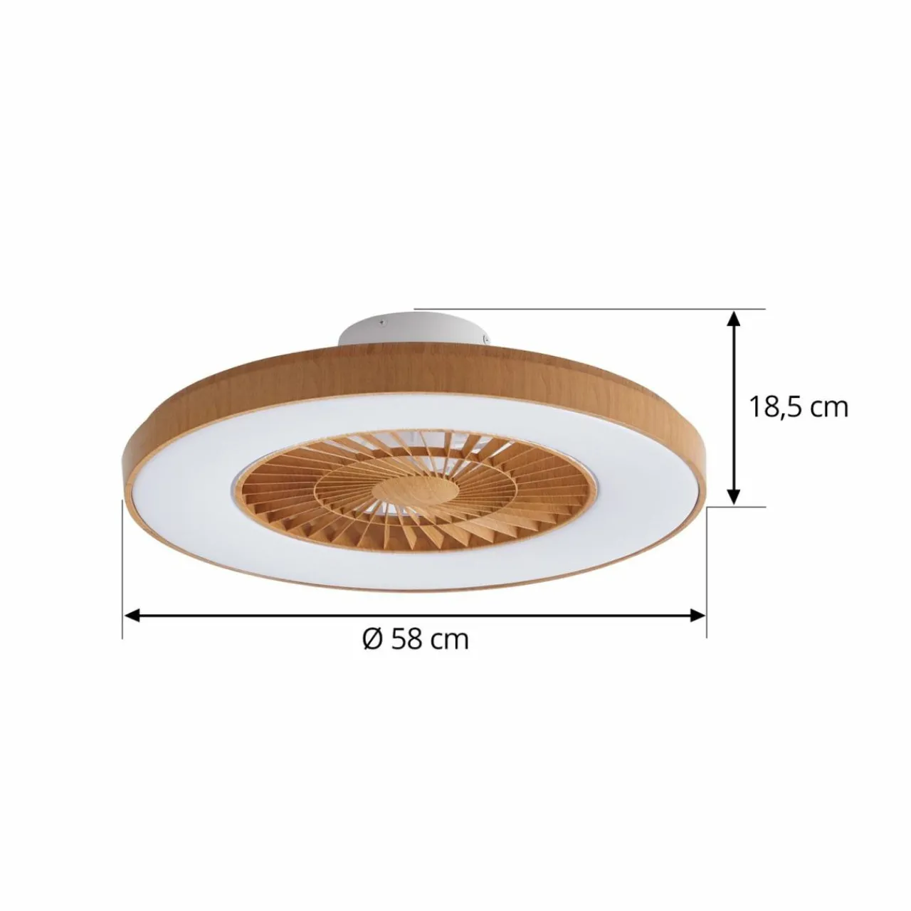 lindby_ventilateur_de_plafond_led_teleo_couleur_bois_dc_silencieux_cct_3.webp Lindby Ventilateur de plafond LED Teleo couleur bois DC silencieux CCT^ Ventilateurs