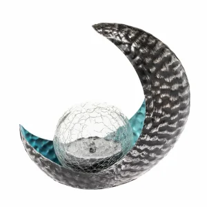 Lindby Yonca lampe déco solaire LED 16,5 cm bleue^ Lampes Décoratives