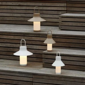 LOOM DESIGN Lampe à poser LED rechargeable Shadow Large, blanc, IP65^ Lampes Décoratives
