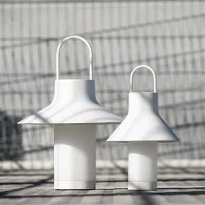 LOOM DESIGN Lampe à poser LED rechargeable Shadow Large, blanc, IP65^ Lampes Décoratives