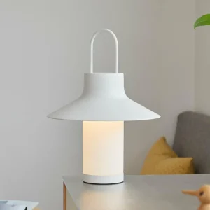 LOOM DESIGN Lampe à poser LED rechargeable Shadow Large, blanc, IP65^ Lampes Décoratives