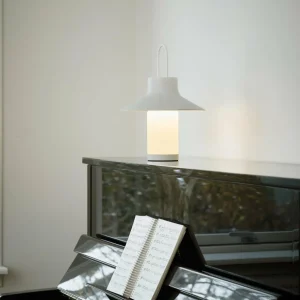 LOOM DESIGN Lampe à poser LED rechargeable Shadow Large, blanc, IP65^ Lampes Décoratives