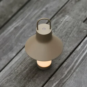 LOOM DESIGN Lampe à poser LED rechargeable Shadow Small, beige, IP65^ Lampes Décoratives