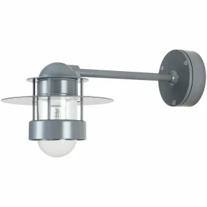Louis Poulsen Albertslund applique 51,5 cm grise^ Appliques Murales Extérieures