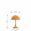 Louis Poulsen Panthella Portable 160 orange^ Lampes Décoratives