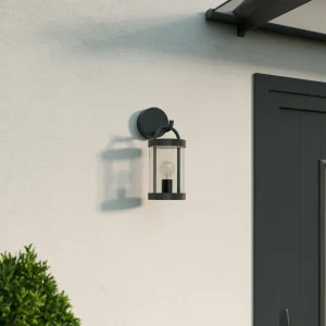 Lucande applique d'extérieur Cassian, set de 2, IP54, aluminium, gris^ Appliques Murales Extérieures