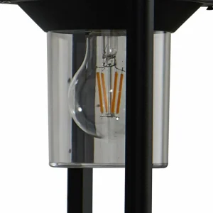 Lucande applique d'extérieur Milanka, noir, aluminium, 43 cm^ Appliques Murales Extérieures