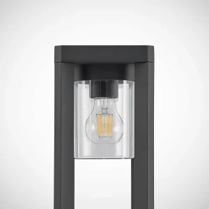 Lucande Kalisa borne lumineuse, E27^ Bornes Éclairage Extérieur
