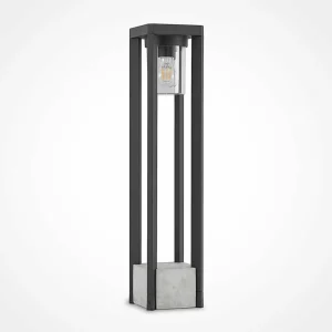Lucande Kalisa borne lumineuse, E27^ Bornes Éclairage Extérieur
