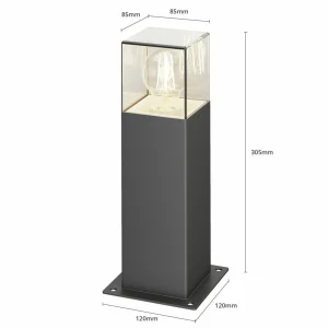 Lucande Keke potelet, hauteur 30 cm^ Potelets Extérieurs