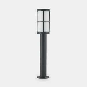 Lucande Kelini borne lumineuse, 65 cm, gris foncé^ Bornes Éclairage Extérieur