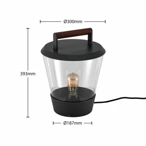 Lucande Larkyn lampe à poser, déco d’extérieur^ Lampes Décoratives
