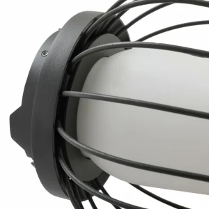 Lucande luminaire de terrasse Chandan, 32,1 cm, noir, aluminium^ Luminaires De Terrasse