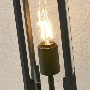 Lucande luminaire pour socle Brienne, 50 cm, anthracite, aluminium^ Potelets Extérieurs
