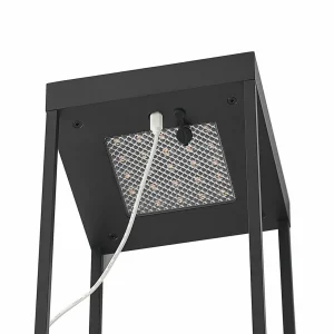 Lucande Lynzy lampe solaire LED, noire, 58,3 cm^ Lampes Décoratives