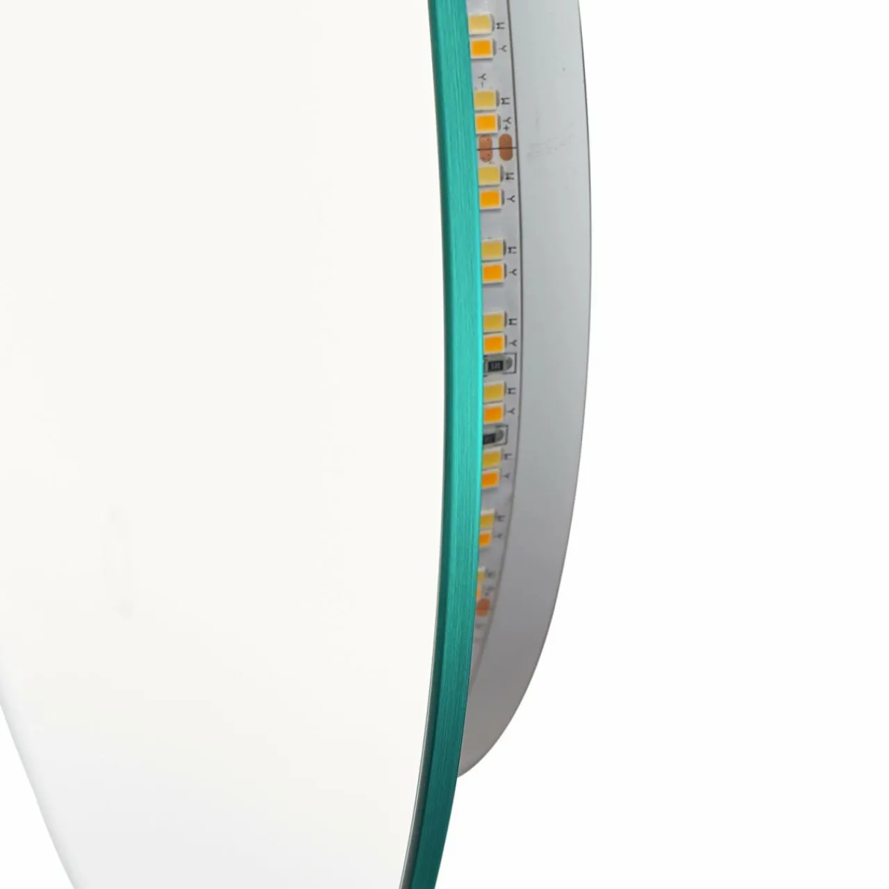 Lucande miroir LED Celestiel, en forme de goutte, CCT, 60 cm^ Meubles & Aménagements