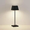 Lucande Patini lampe à poser LED extérieur, noire^ Lampes Décoratives