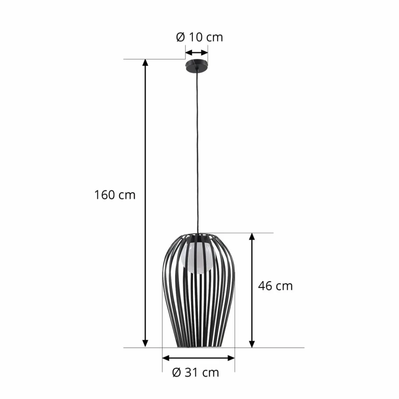 lucande_suspension_dextrieur_marrin_noir_mtal___cm_2.webp Lucande suspension d'extérieur Marrin, noir, métal, Ø 31 cm^ Suspensions D'Extérieur