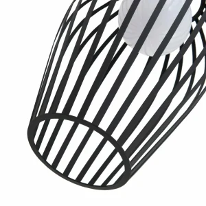 Lucande suspension d'extérieur Marrin, noir, métal, Ø 31 cm^ Suspensions D'Extérieur