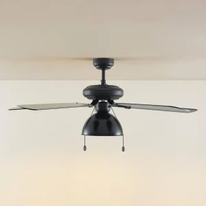 Lucande ventilateur de plafond avec lumière Shamoian, silencieux, Ø 130 cm^ Ventilateurs